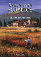 Cover art for Brush with Acrylics: Painting the Easy Way (Practical Art Book from Search Press)