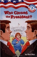 Cover art for Capital Mysteries #1: Who Cloned the President? (A Stepping Stone Book(TM))