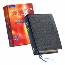 Cover art for Heritage Edition Prayer Book and Bible CPKJ424 Black Calf Split Leather