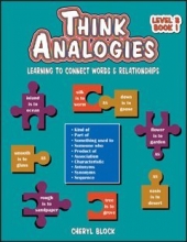 Cover art for Think Analogies, Level B, Book 1: Learning to Connect Words & Relationships, Grades 6-8