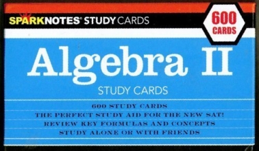 Cover art for Algebra II Study Cards (Sparknotes Study Cards, Box Set)