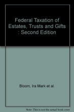 Cover art for Federal Taxation of Estates, Trusts and Gifts : Second Edition