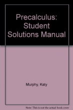 Cover art for Precalculus Student Solutions Manual