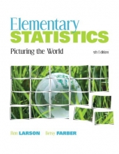 Cover art for Elementary Statistics: Picturing the World (5th Edition)