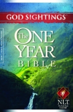 Cover art for God Sightings: The One Year Bible NLT (One Year Bible: Nltse)