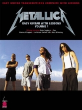 Cover art for Metallica for Easy Guitar with Lessons, Vol. 1 (Guitar Book)