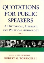 Cover art for Quotations For Public Speakers