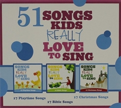 Cover art for 51 Songs Kids Really Love To Sing [3 CD]