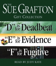 Cover art for Sue Grafton DEF Gift Collection: "D" Is for Deadbeat, "E" Is for Evidence, "F" Is for Fugitive (Kinsey Millhone Mystery)