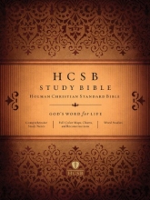 Cover art for HCSB Study Bible, Jacketed Hardcover