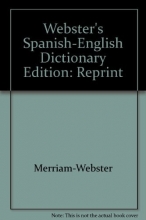 Cover art for Webster's Spanish-English Dictionary
