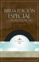 Cover art for RVR 1960 Biblia con Referencias, negro piel fabricada con ndice (Spanish Edition)