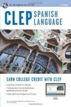 Cover art for CLEP Spanish Language Book + Online (CLEP Test Preparation) (English and Spanish Edition)