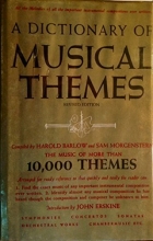 Cover art for A Dictionary of Musical Themes: The Music of More Than 10,000 Themes