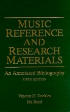Cover art for Music Reference and Research Materials: An Annotated Bibliography