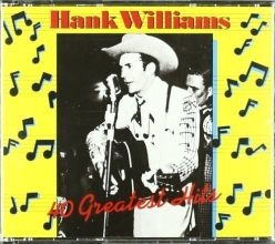 Cover art for Hank Williams - 40 Greatest Hits Import Edition by Williams Sr, Hank, Hank Williams (1990) Audio CD