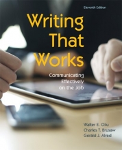 Cover art for Writing That Works: Communicating Effectively on the Job, 11th Edition