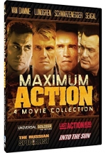 Cover art for Maximum Action- 4 Pack: Last Action Hero, Universal Soldier, Russian Specialist, Into the Sun