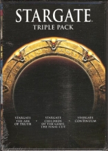 Cover art for Stargate Triple Pack : The Ark of Truth; Children of the Gods: Final Cut; Continuum