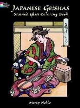 Cover art for Japanese Geishas Stained Glass Coloring Book (Dover Stained Glass Coloring Book)