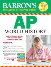 Cover art for Barron's AP World History with CD-ROM, 6th Edition