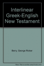 Cover art for Interlinear Greek-English New Testament
