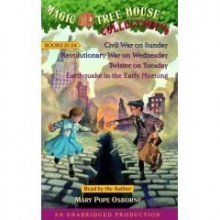 Cover art for Magic Tree House, Books 21-24: Civil War on Sunday, Revolutionary War on Wednesday, Twister on Tuesday, Earthquake in the Early Morning