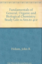 Cover art for Fundamentals of General, Organic, and Biological Chemistry: Study Guide and Answer Manual