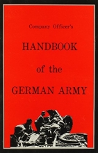 Cover art for Company Officer's Handbook of the German Army (The Combat bookshelf)