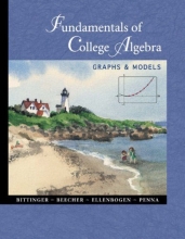 Cover art for Fundamentals of College Algebra: Graphs & Models
