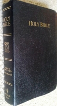 Cover art for Holy Bible New King James Version Red Letter Concordance #5225 Bonded Leather