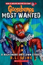 Cover art for Goosebumps Most Wanted #7: A Nightmare on Clown Street