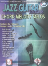 Cover art for Mel Bay Jazz Guitar Standards Chord Melody Solos (Book & CD)