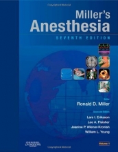 Cover art for Miller's Anesthesia 2 volume set: Expert Consult - Online and Print, 7e (Anesthesia (Miller))