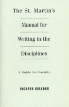 Cover art for The St. Martin's Manual for Writing in the Disciplines
