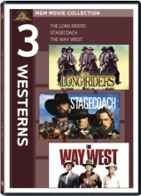 Cover art for 3 Westerns: The Long Riders / Stagecoach / The Way West