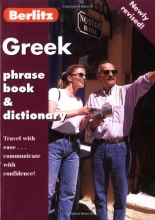 Cover art for Berlitz Greek Phrase Book & Dictionary (Berlitz Phrase Book)