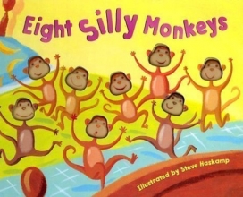 Cover art for Eight Silly Monkeys Jumping on the Bed by Hascamp, Steve (2003)