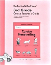 Cover art for Handwriting Without Tears 3rd Grade Cursive Teacher's Guide - Cursive Handwriting