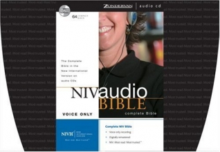 Cover art for NIV Audio Bible Voice Only CD