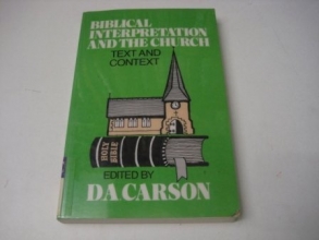 Cover art for Biblical Interpretation and the Church: Text and Context