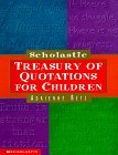 Cover art for Scholastic Treasury of Quotations for Children