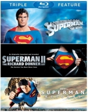 Cover art for Superman: The Movie / Superman II: The Richard Donner Cut / Superman Returns [Blu-ray]