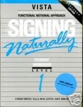 Cover art for Signing Naturally: Student Workbook Level 1