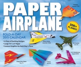 Cover art for Paper Airplane Fold-a-Day 2015 Day-to-Day Calendar
