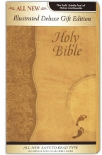Cover art for Footprints Gift Bible-KJV-Illustrated Deluxe Gift