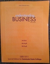 Cover art for Understanding Business Tenth Edition GEB 1011 Special Edition for Seminole State College