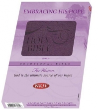 Cover art for Embracing His Hope Devotional Bible-NKJV-For Women