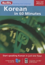 Cover art for Berlitz Korean in 60 Minutes (Berlitz in 60 Minutes)