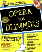 Cover art for Opera For Dummies